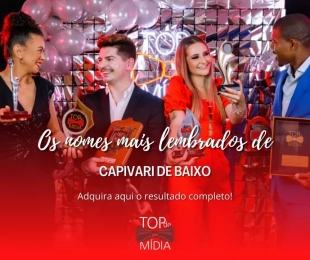 Entrega do Prêmio Top de Mídia em Laguna/SC com Diego Rezende e Banda